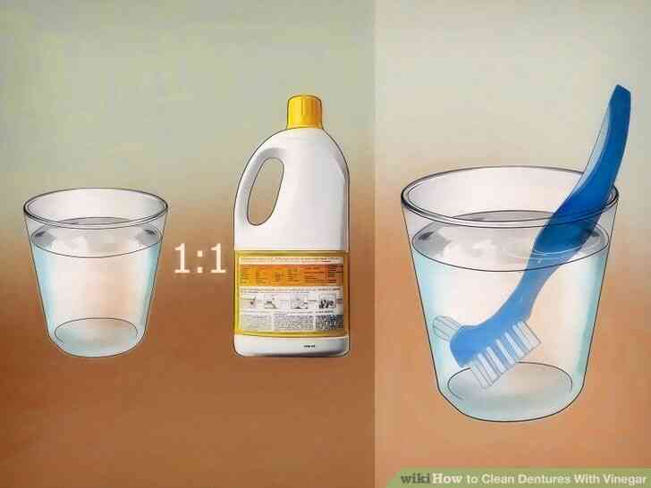 Image intitulée Nettoyer les Prothèses dentaires Avec du Vinaigre Étape 8